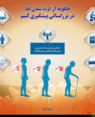 چگونه از کوتاهی قد در میانسالی و پیری جلوگیری کنیم؟